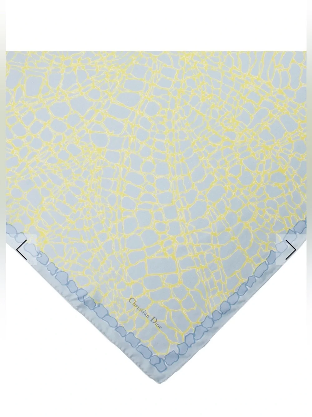 Dior square silk